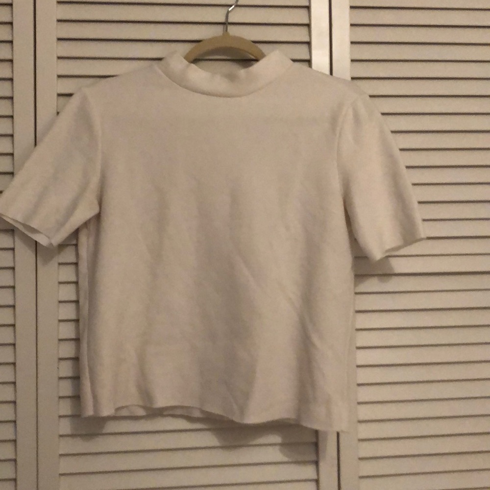 White sweater t-shirt